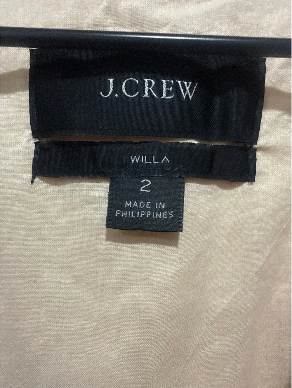J.Crew Willa Linen Blend Blazer Size 2, Beige